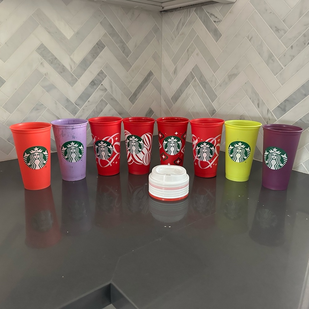Starbucks Vibrant Reusable Cup Collection